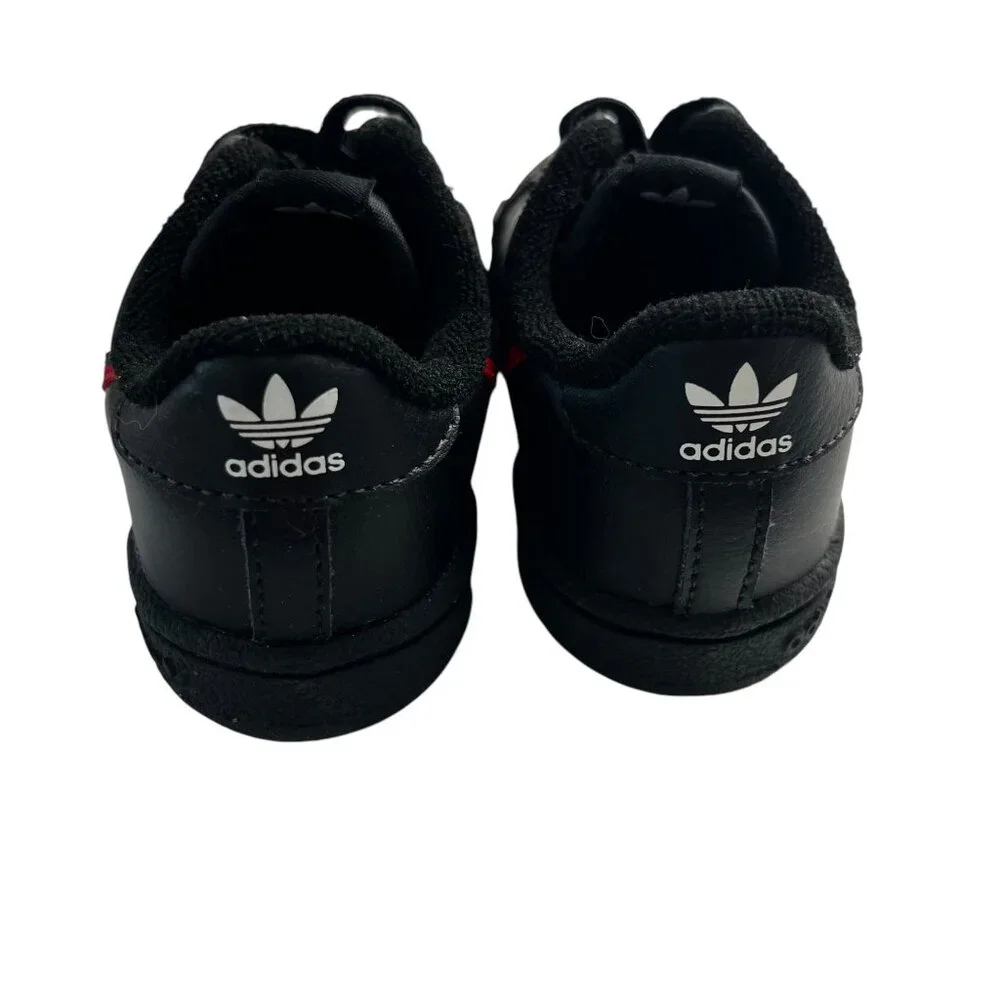 Adidas Kids Continental 80 Black Scarlet Sneakers Size 5 Toddler New